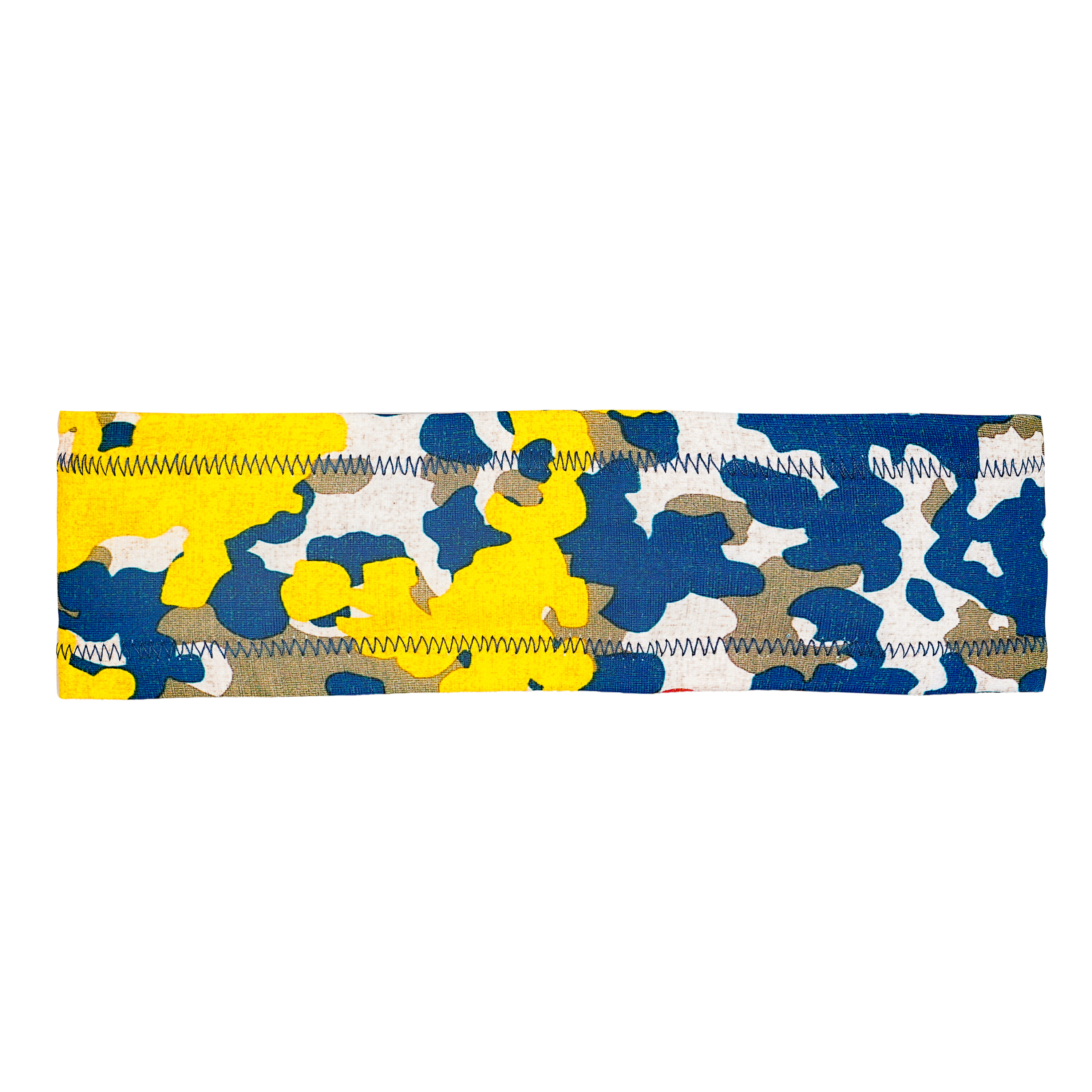 FITLETIC – Headbands Camouflage gelb-blau